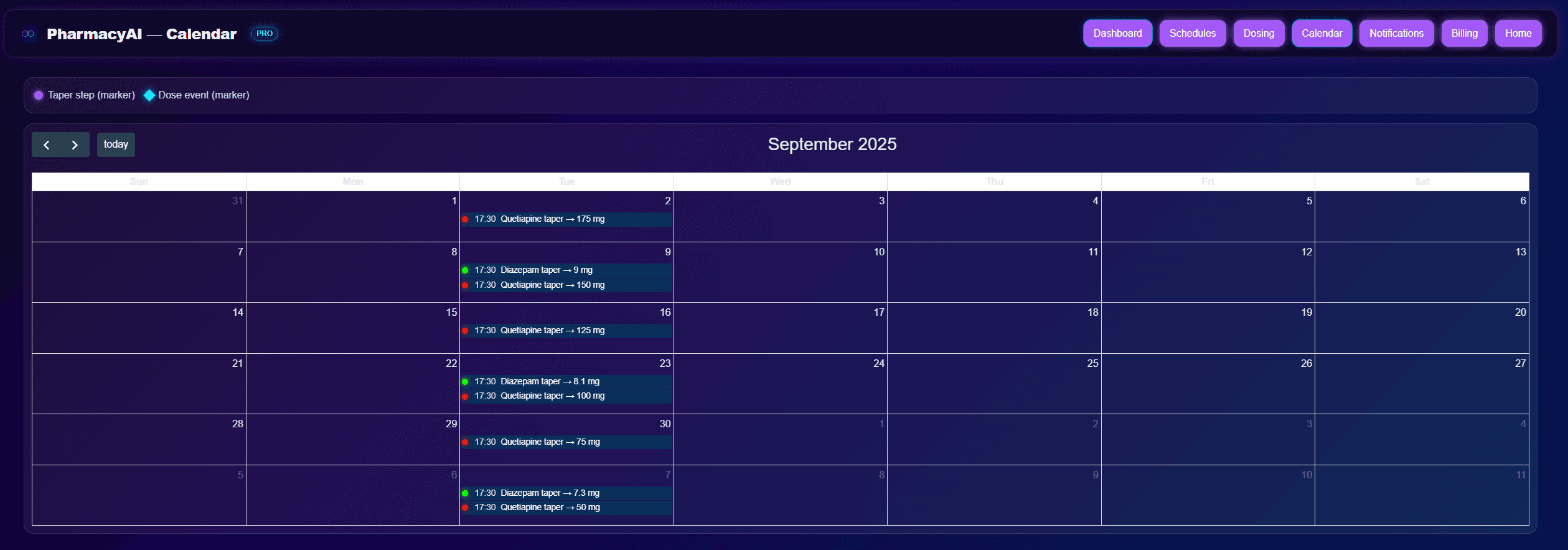 PharmacyAI dashboard preview